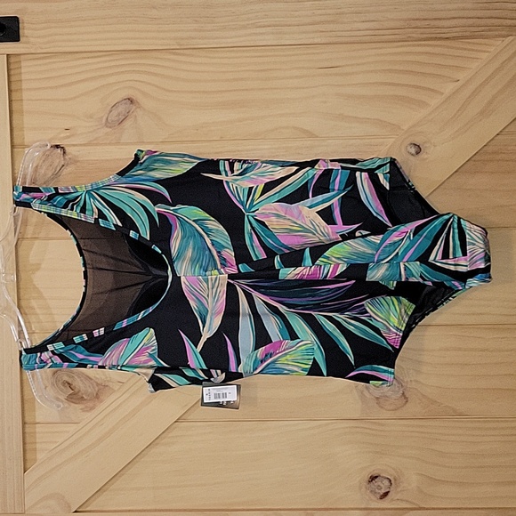 NWT | Torrid Wireless Mesh High Neck One Piece Swimsuit | Size 2 - Picture 6 of 7